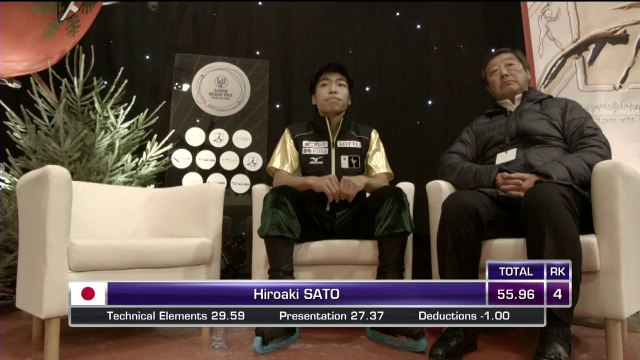 JGP Courchevel 2014 Hiroaki SATO SP