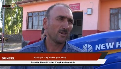 ÇİFTÇİYE 7 AY SONRA DAMGA VERGİSİ ŞOKU