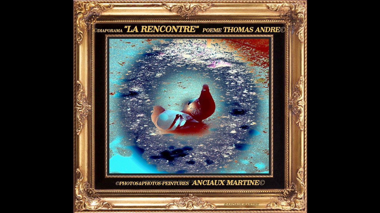 HD LA RENCONTRE POEME THOMAS ANDRE PHOTOS&PHOTOS-PEINTURES ANCIAUX MARTINE CRE