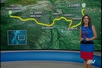 Rutas alternas tras cierre de vía Guayllabamba