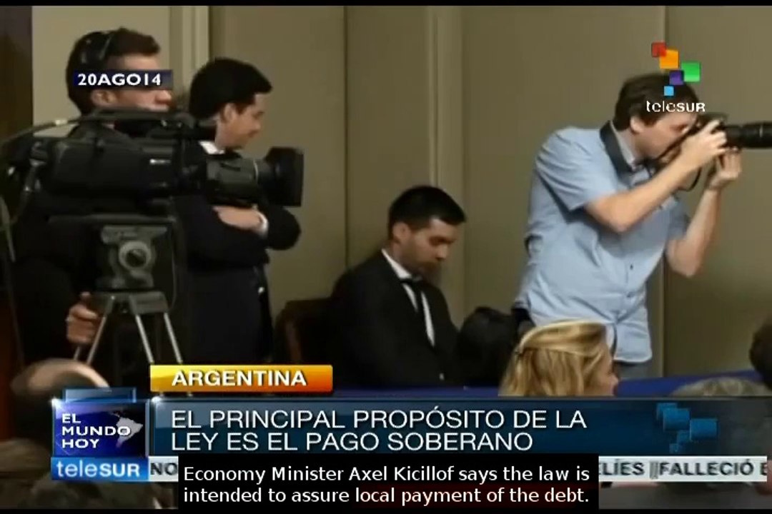 Argentine congress to consider debt payment plan
