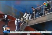 Italia: interceptan a 350 migrantes africanos en el mar Mediterráneo