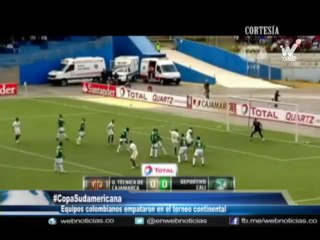 La actuación de los equipo colombianos en el inicio de la Copa Sudamericana