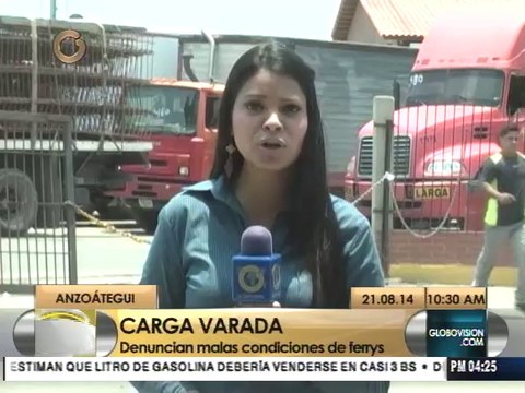 Choferes de carga pesada tienen 8 días varados en Puerto La Cruz