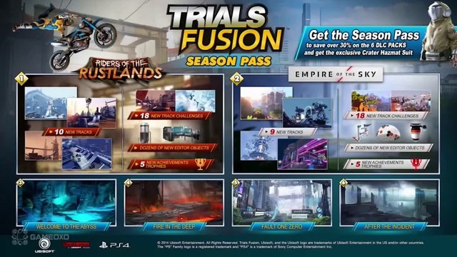 PS4 Games - Trials Fusion Riders of the Rustlands DLC Official Release Trailer for Sony PlayStation 4 HD 1080p