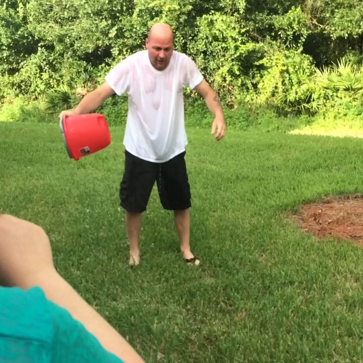 Ice bucket challenge.