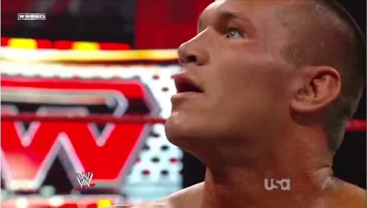 Vince Mcmahon vs Randy Orton (Fragmento) Raw 2009 [Español Latino]