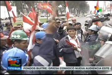 Perú: mineros de Shoungang Hierro mantienen su huelga