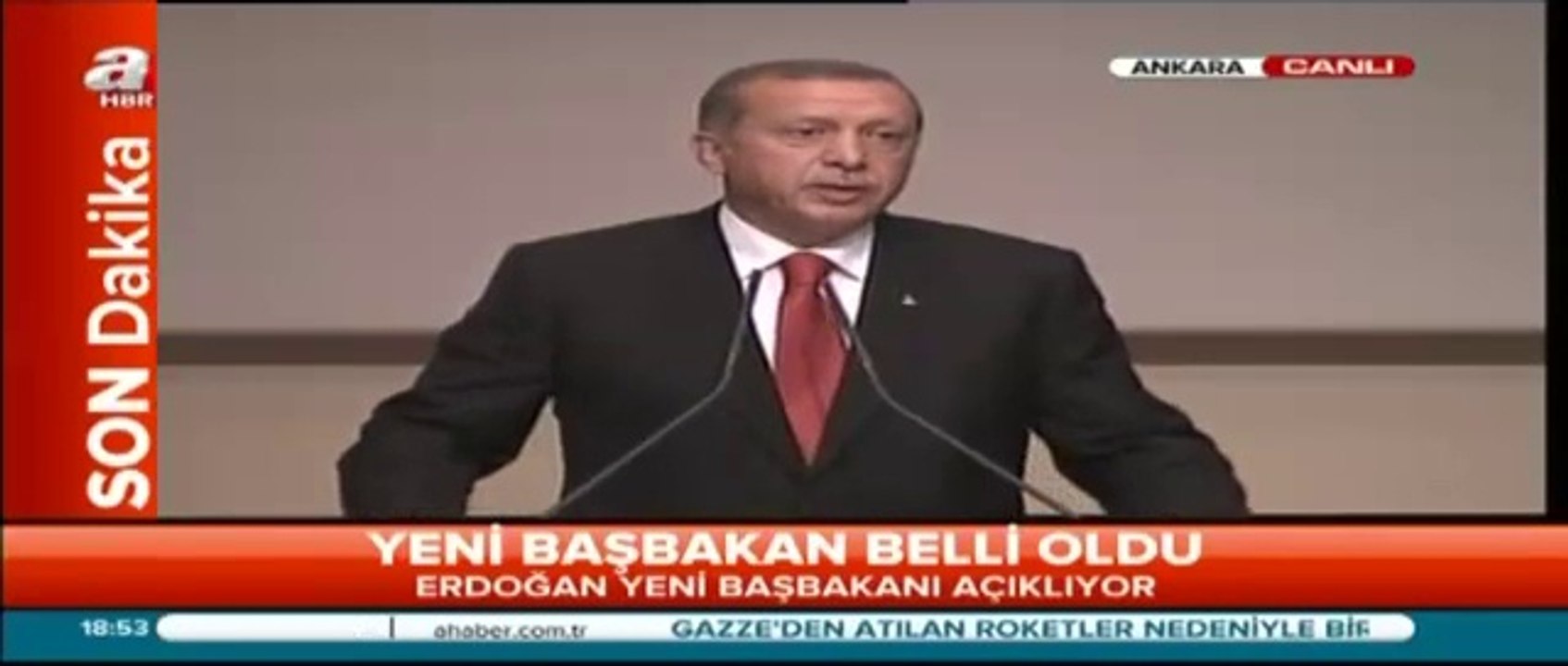 Erdogan Davutoglu'nun ismini böyle açikladi - TEMS NEWS - CT