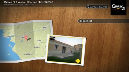 Maison F7 à vendre, Montbert (44), 208250€