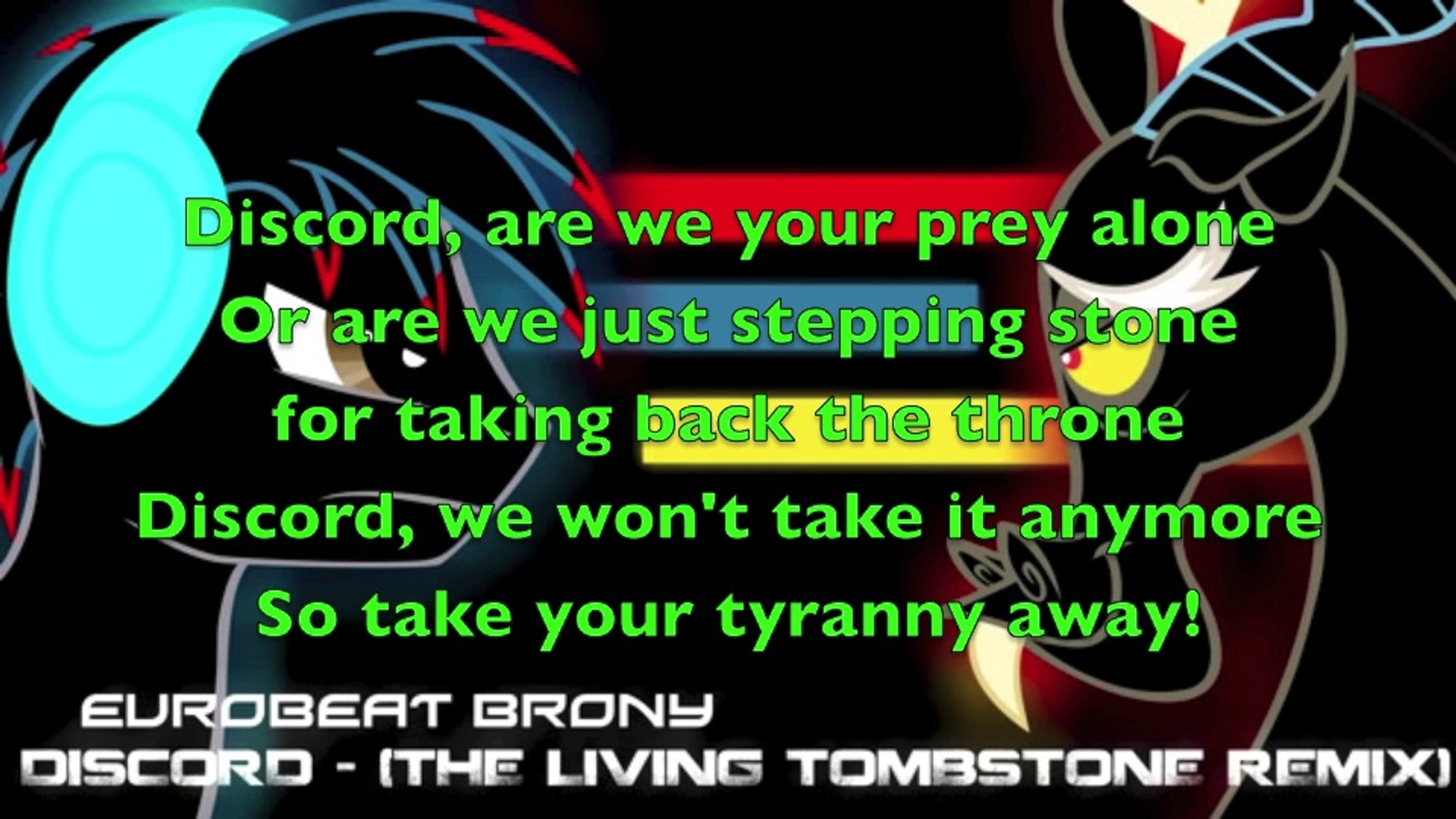 The Living Tombstone Discord Lyrics Video Dailymotion