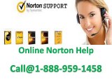 Norton Antivirus Tech Support 1-888-959-1458