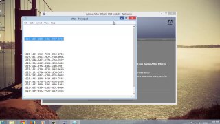 how to install After effects cs4 in windows 8