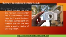 Metal Business Cards | How to Create a Big Impact