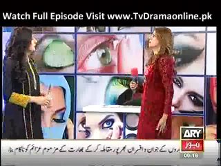 The Morning Show With Sanam (Aankhon Ki Gustakhiyan) 22nd  August 2014 On Ary News Part 2