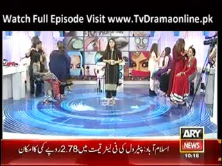 The Morning Show With Sanam (Aankhon Ki Gustakhiyan) 22nd  August 2014 On Ary News Full Episode
