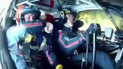 Terrifying crash during the shakedown stage of Rally Germany