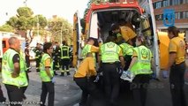 Dos mujeres heridas tras chocar con una ambulancia