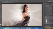 Photoshop Tutorial -  creating a disintregating effect on selena gomez