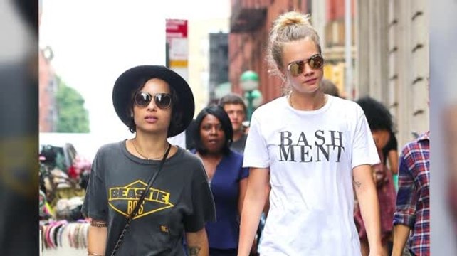 Cara Delevingne and Zoe Kravitz Enjoy a Girls Lunch Date