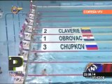 Claverie subcampeón en final de los 50 metros pecho en Nanjing