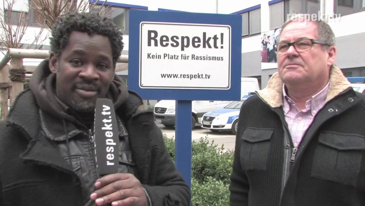 Statement zum Thema Bundespolizei: »Respekt!« Botschafter Kwamena Odum und Thomas Wark