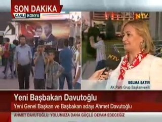 Télécharger la video: İstanbul Milletvekili Ve Tbmm Ak Parti Grup Başkanvekili Mihrimah Belma Satır, Ahmet Davutoğlu'nun Yeni Başbakan Olarak Açıklanmasını Değerlendiriyor