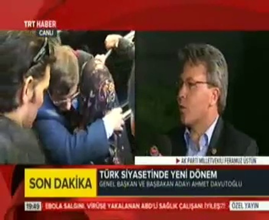 Gümüşhane Milletvekili Feramuz Üstün, Yeni Başbakanın Ahmet Davutoğlu Olarak Açıklanmasını Değerlendiriyor