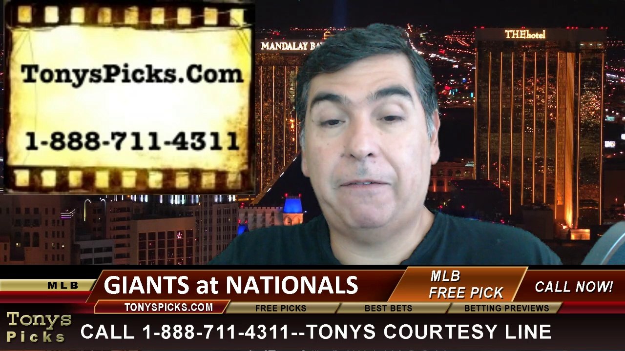 Washington Nationals vs. San Francisco Giants Pick Prediction MLB Odds Preview 8-22-2014