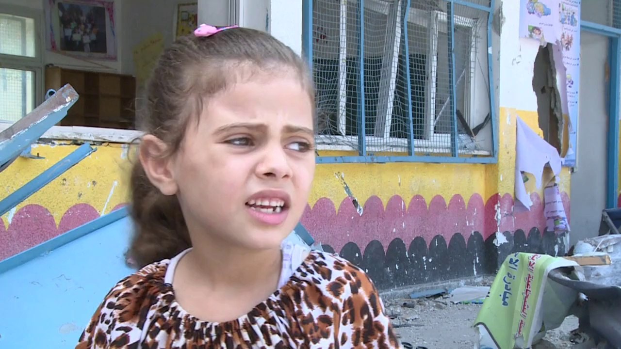 No school for Gaza's children as classrooms turned into shelters