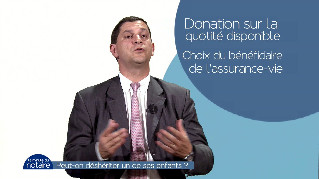 Peuton déshériter un de ses enfants ? Vidéo Dailymotion