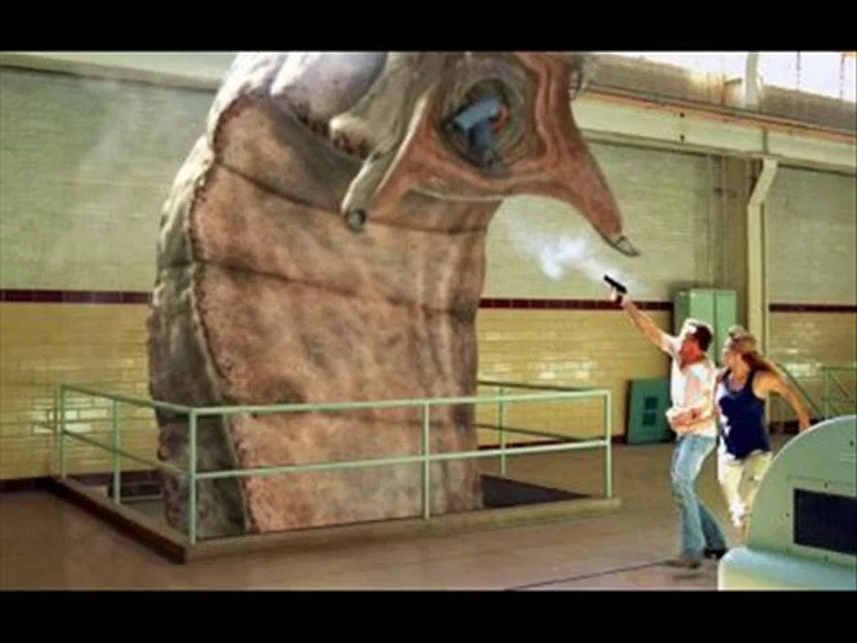 Sean Patrick Flanery interview, Mongolian Death Worm chews up