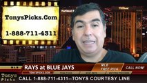 Toronto Blue Jays vs. Tampa Bay Rays Pick Prediction MLB Odds Preview 8-22-2014