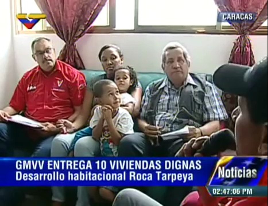 (Vídeo) GMVV entregó 10 hogares dignos en Roca Tarpeya, Caracas