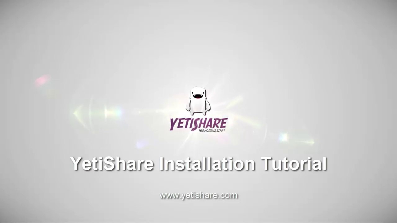 YetiShare Installation Tutorial