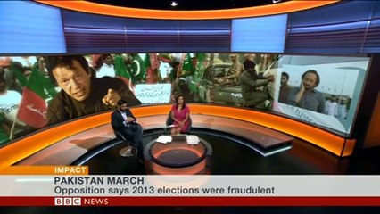 BBC World News Imran Khan PTI Long March Impact Interview Mubashir Malik