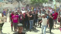 Funérailles de palestiniens tués par des raids israéliens à Gaza