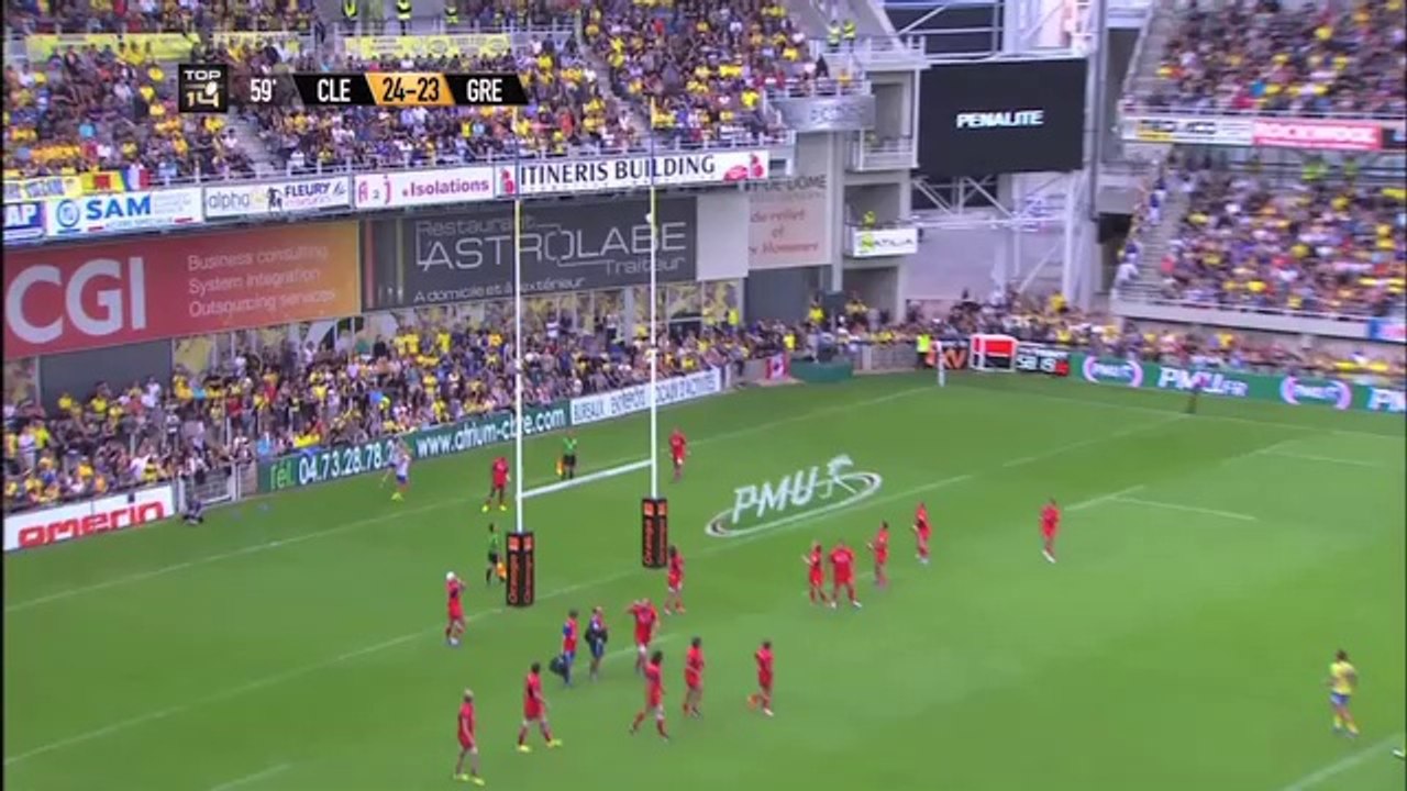 TOP14 journée 3, Clermont – Grenoble 30-26