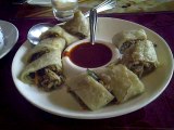 Chicken Spring Rolls at Golden Dragon