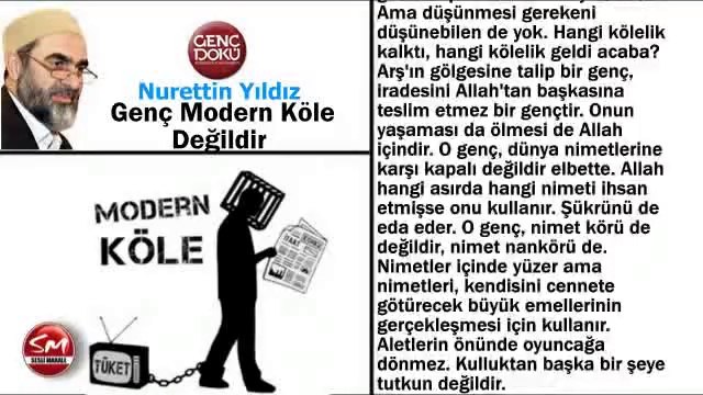 33) Genç, Modern Köle Değildir - Genç Doku - Nureddin Yıldız - Sosyal Doku Vakfı