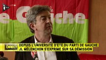 Jean-Luc Mélenchon annonce sa démission du Parti de gauche