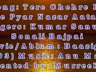 Tere Chehre Pe Mujhe - Kumar Sanu, Sonali - Baazigar (1993)