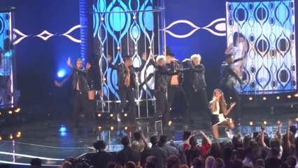 Ariana Grande, Iggy Azalea, and Charlie XCX preform at the billboards