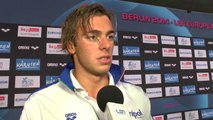 Gregorio Paltrinieri, winner of men's 800 m Freestyle – Day 10, Berlin 2014