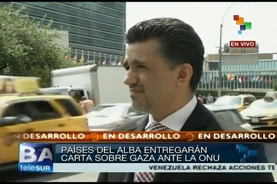 Embajadores del ALBA en ONU acuden a Consejo Seguridad por tema Gaza