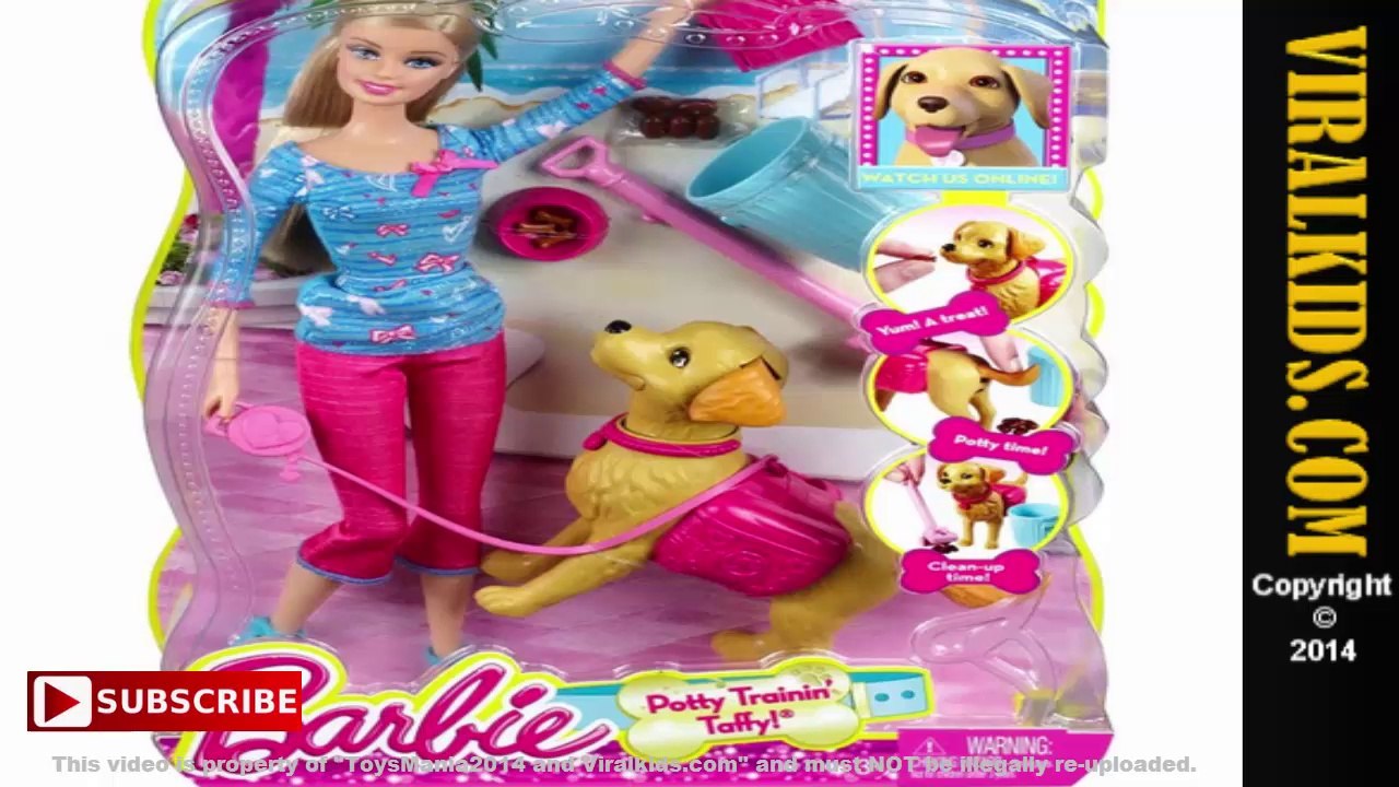 Barbie Playset Barbie Potty Training Taffy Barbie Fashion Doll And Pet Playset Barbie Pet Care Playset