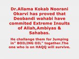 Jumping in Boiling Oil-Dr.Kokab Noorani Challanges Deobandi Wahabi Salafi