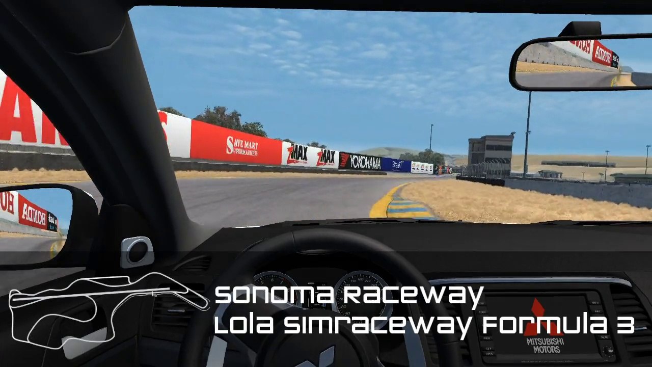 Simraceway Sonoma Mitsubishi Evo X