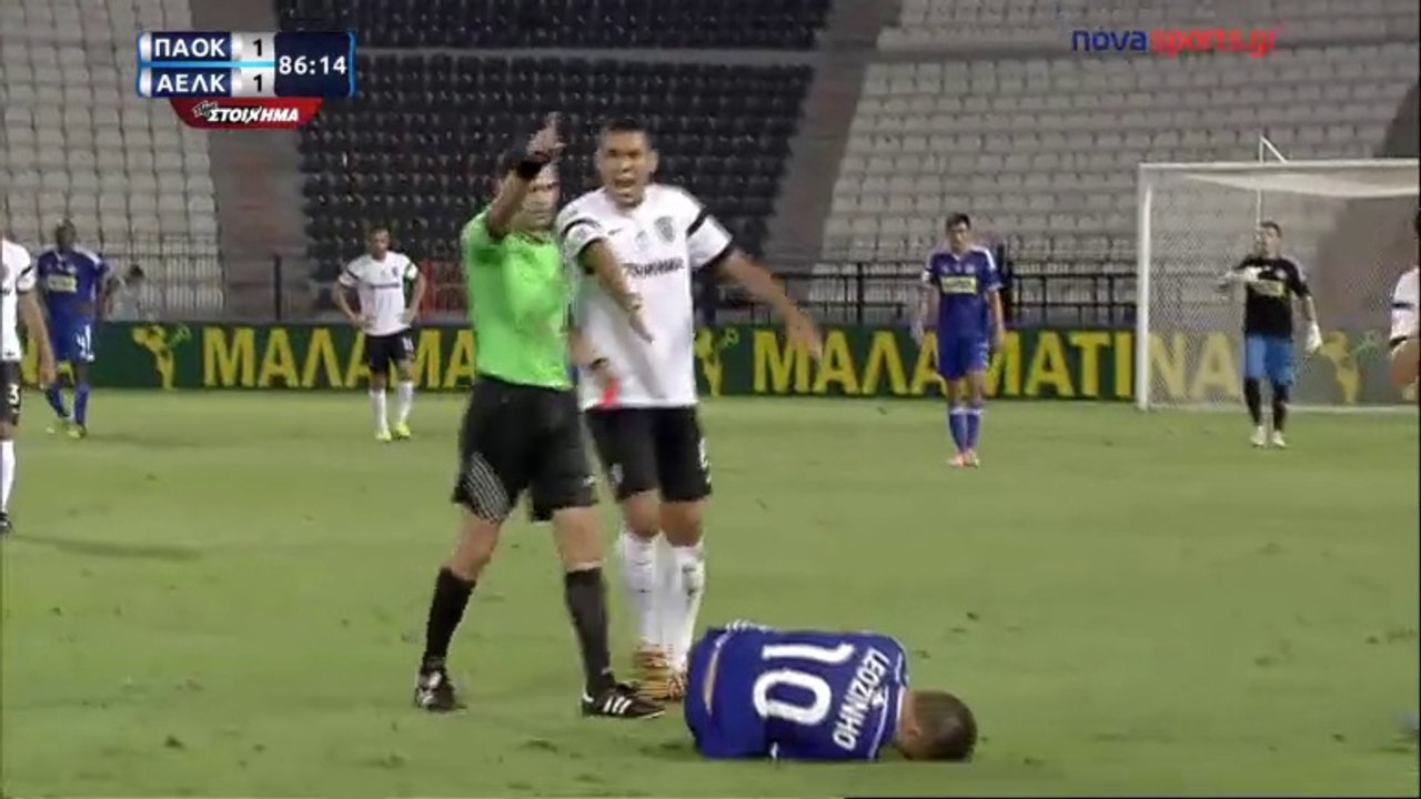 ΠΑΟΚ-Καλλονή 1-1 1η Αγ. (PAOK - Kalloni, HL_24-8-2014)