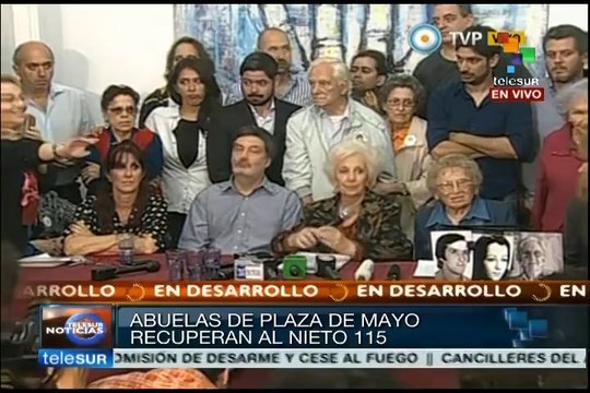Encontramos a la nieta número 115: Abuelas de Plaza de Mayo